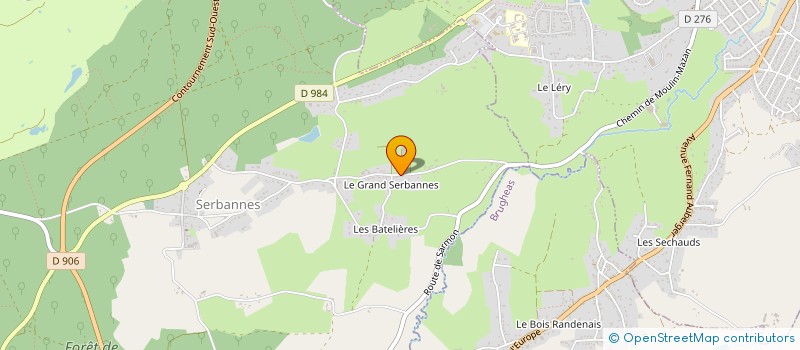 localisation de l'entreprise MONSIEUR JOSE TEIXEIRA BARREIRA à SERBANNES