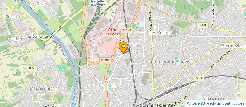 localisation de l'entreprise MONSIEUR JOSE TEIXEIRA DA COSTA  CONFLANS-SAINTE-HONORINE