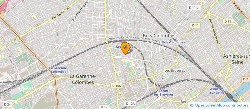 localisation de l'entreprise MONSIEUR JOSE TEIXEIRA MATOS à BOIS-COLOMBES