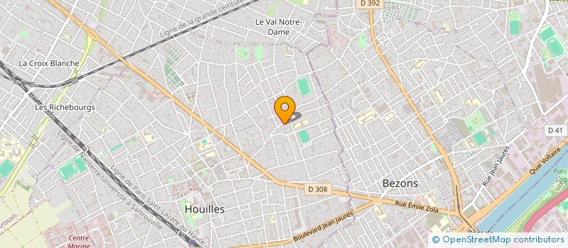 localisation de l'entreprise MONSIEUR JOSE TIAGO à HOUILLES