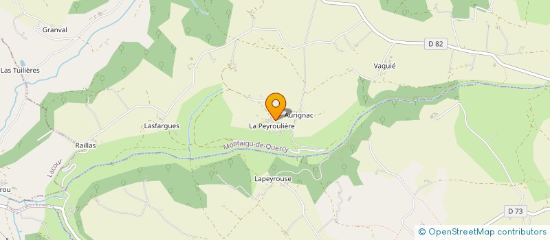 localisation de l'entreprise MONSIEUR JOSE TISSEDRE  MONTAIGU-DE QUERCY