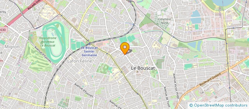 localisation de l'entreprise MONSIEUR JOSE TORIBIO  LE BOUSCAT