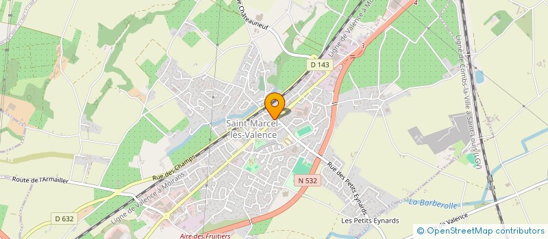 localisation de l'entreprise MONSIEUR JOSE TORRES à SAINT-MARCEL-LES-VALENCE