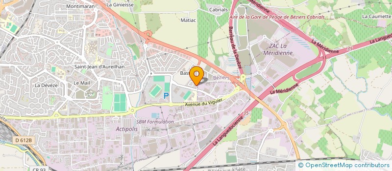 localisation de l'entreprise MONSIEUR JOSE TRUJILLO à BEZIERS