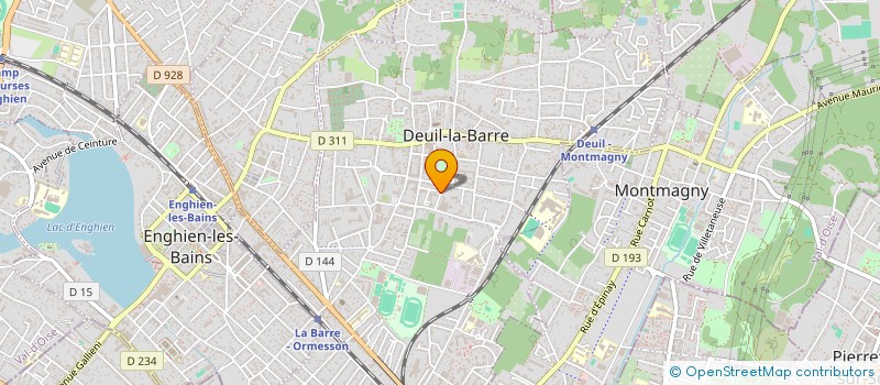 localisation de l'entreprise MONSIEUR JOSE TSHIMENGA NTUMBA  DEUIL-LA-BARRE