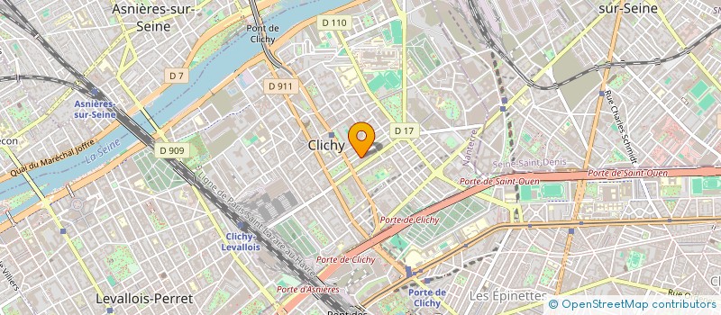 localisation de l'entreprise MONSIEUR JOSE VALDIVIEZO ALVAREZ à CLICHY