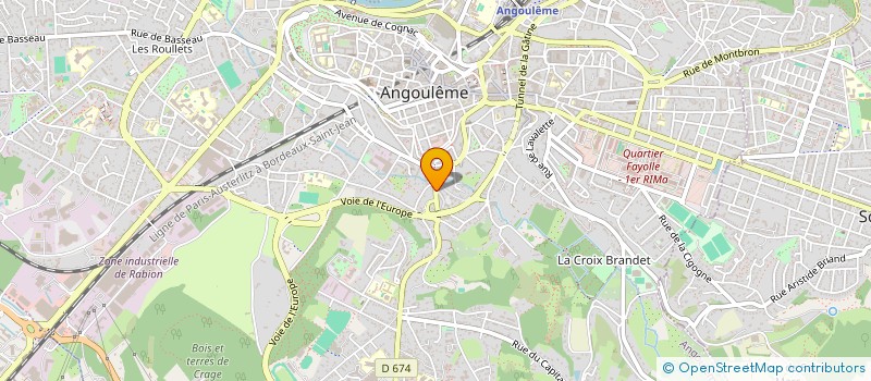 localisation de l'entreprise MONSIEUR JOSE VALENTIN DE SOUSA à ANGOULEME