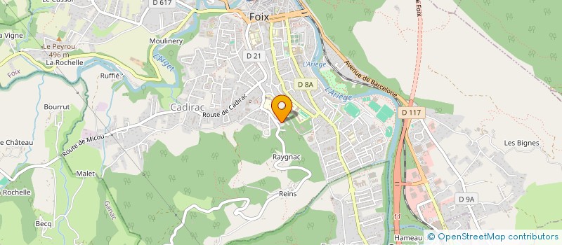localisation de l'entreprise MONSIEUR JOSE VALLE à FOIX