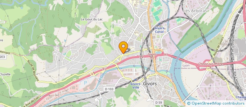 localisation de l'entreprise MONSIEUR JOSE VAN HOUTEGHEM à GIVORS