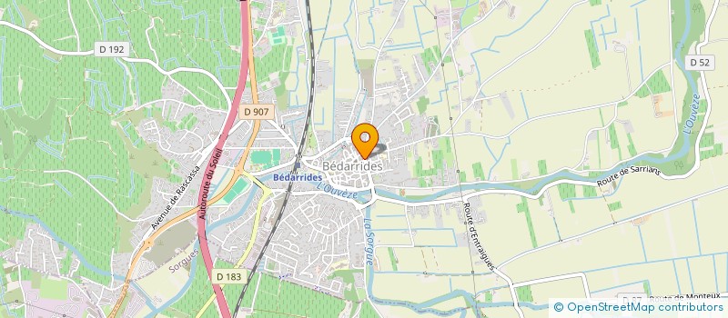 localisation de l'entreprise MONSIEUR JOSE VAN POUCKE  BEDARRIDES