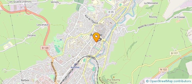 localisation de l'entreprise MONSIEUR JOSE VASQUEZ à AURILLAC