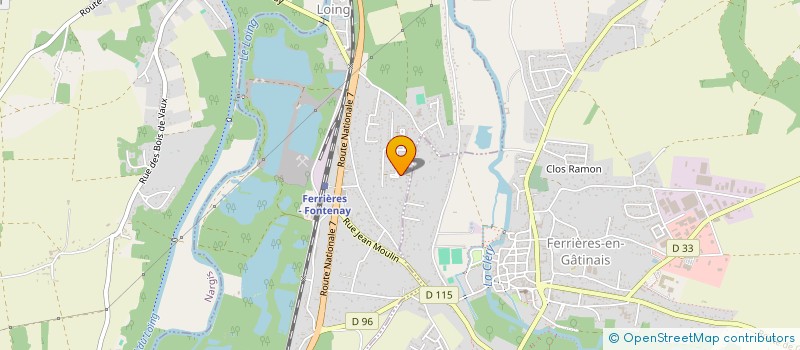 localisation de l'entreprise MONSIEUR JOSE VERCRUYSSE  FONTENAY-SUR-LOING