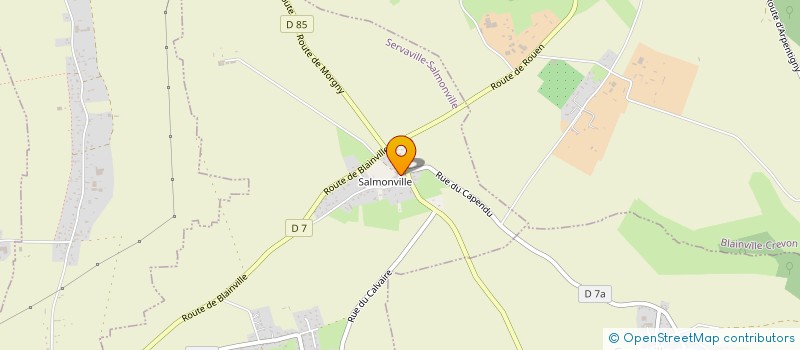 localisation de l'entreprise MONSIEUR JOSE VERHAEGHE  SERVAVILLE-SALMONVILLE