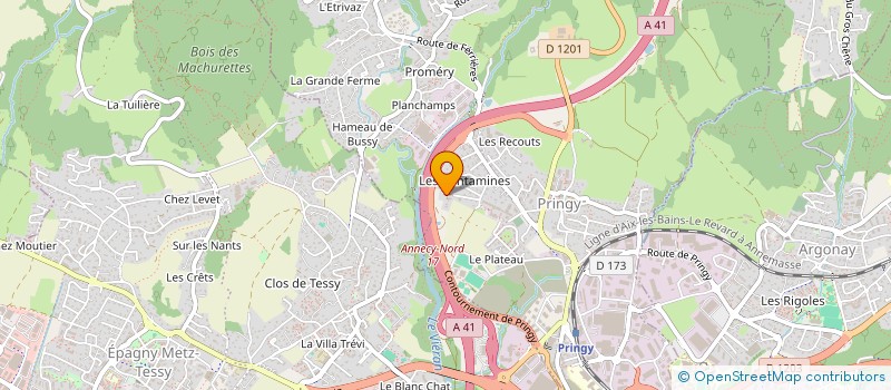 localisation de l'entreprise MONSIEUR JOSE VERHASSELT  ANNECY