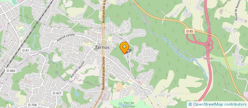 localisation de l'entreprise MONSIEUR JOSE VICENTE  TARNOS