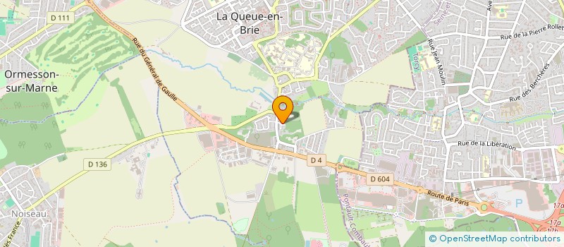 localisation de l'entreprise MONSIEUR JOSE VILELA DOS SANTOS à LA QUEUE-EN-BRIE