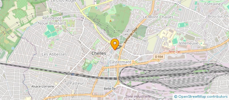 localisation de l'entreprise MONSIEUR JOSE VILLAMIZAR  CHELLES