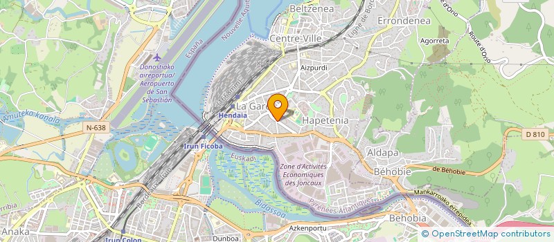 localisation de l'entreprise MONSIEUR JOSE VILLEGAS à HENDAYE