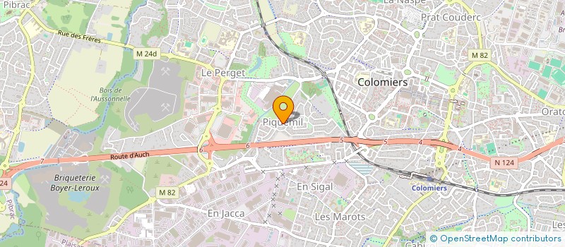 localisation de l'entreprise MONSIEUR JOSE VILLENEUVE à COLOMIERS