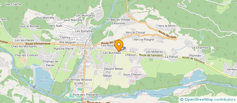 localisation de l'entreprise MONSIEUR JOSE VINA OTAL JOSE à TANINGES