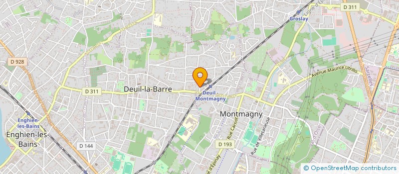 localisation de l'entreprise MONSIEUR JOSE VINHAO DE SOUSA à DEUIL-LA-BARRE