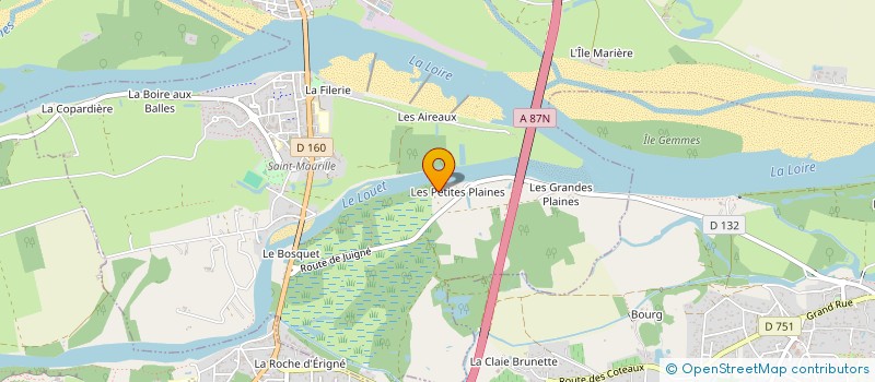 localisation de l'entreprise MONSIEUR JOSE VISSE  LES PONTS DE CE