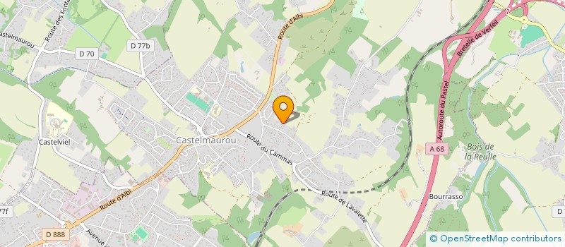 localisation de l'entreprise MONSIEUR JOSE WILLIAM HERNANDEZ  CASTELMAUROU