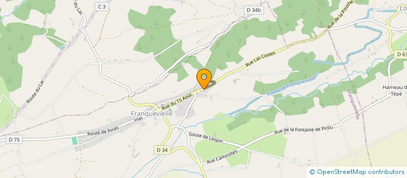 localisation de l'entreprise MONSIEUR JOSE WILLIAMS  FRANQUEVIELLE