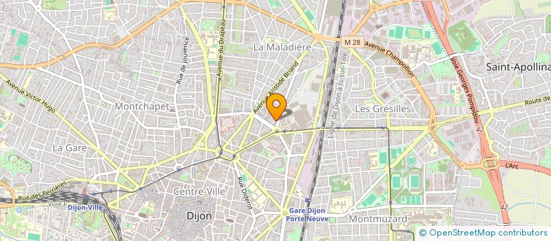 localisation de l'entreprise MONSIEUR JOSE YAJURE  DIJON