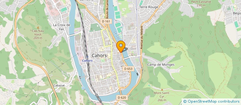 localisation de l'entreprise MONSIEUR JOSE-YVON PASSEDAT  CAHORS