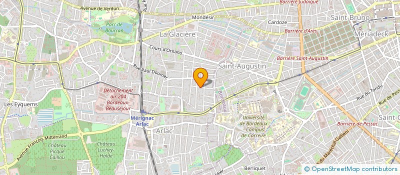 localisation de l'entreprise MONSIEUR JOSEBA SASTRE  MERIGNAC