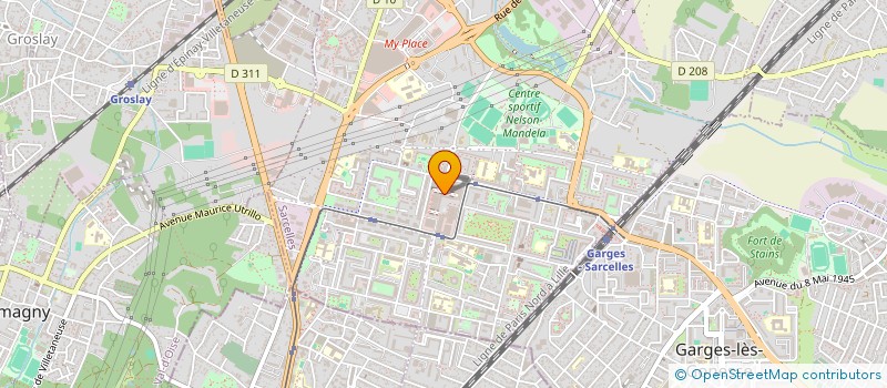 localisation de l'entreprise MONSIEUR JOSEF LAPERT  SARCELLES