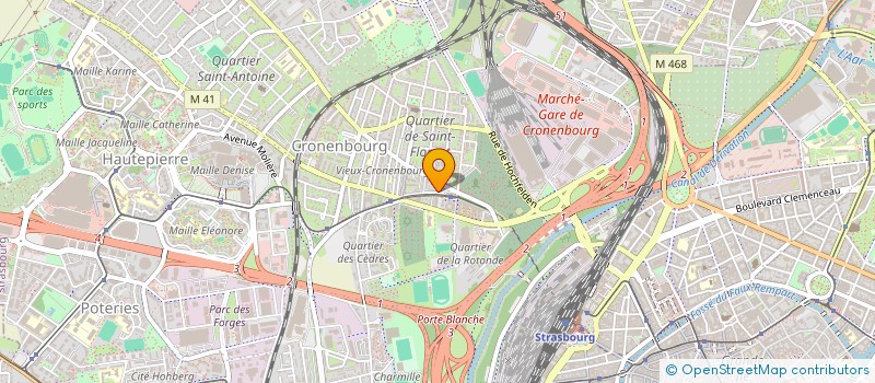 localisation de l'entreprise MONSIEUR JOSEF VEGA SUAREZ-TREMBLE  STRASBOURG