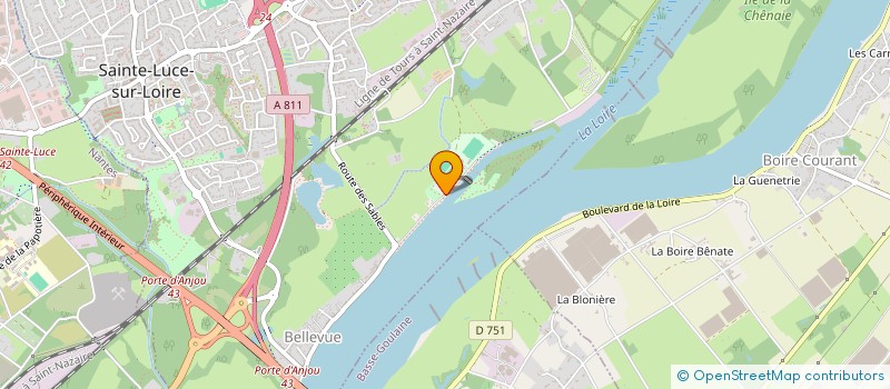 localisation de l'entreprise MONSIEUR JOSELITO BOZARD  SAINTE-LUCE-SUR-LOIRE