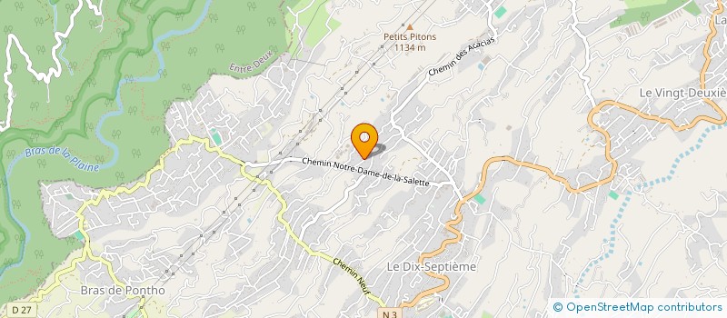 localisation de l'entreprise MONSIEUR JOSELITO CHAMAND  LE TAMPON