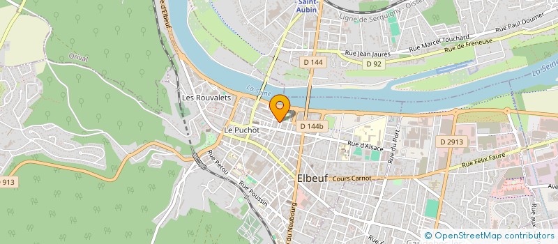 localisation de l'entreprise MONSIEUR JOSELITO CHATELAIN  ELBEUF