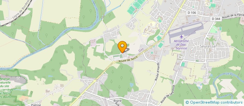 localisation de l'entreprise MONSIEUR JOSELITO LAMBERGER  DAX