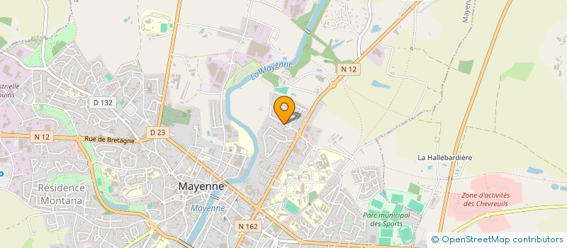 localisation de l'entreprise MONSIEUR JOSELITO LE LUBOIS DE TREHERVE à MAYENNE