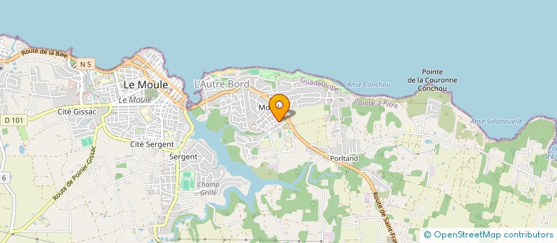 localisation de l'entreprise MONSIEUR JOSELITO LERUS à LE MOULE