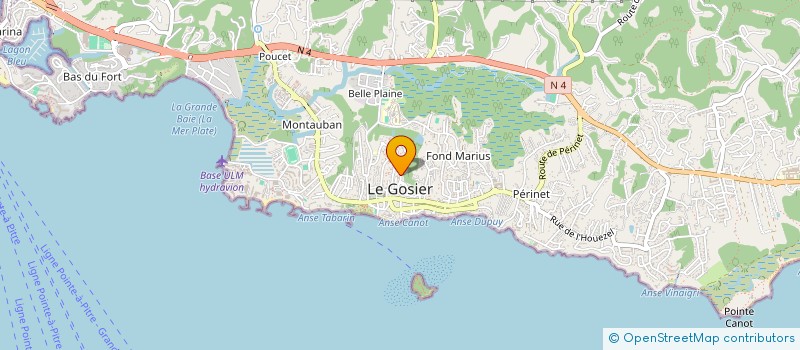 localisation de l'entreprise MONSIEUR JOSENER LUCIEN à LE GOSIER