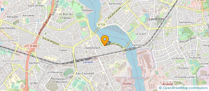 localisation de l'entreprise MONSIEUR JOSEP COSTA  LORIENT