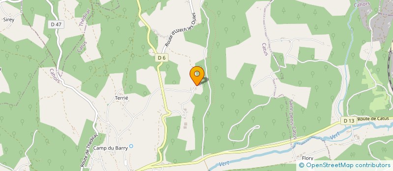 localisation de l'entreprise MONSIEUR JOSEPH ABADIE  CATUS