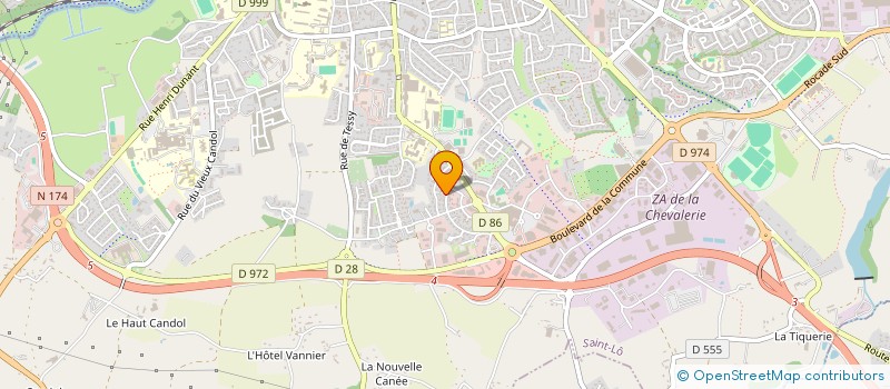 localisation de l'entreprise MONSIEUR JOSEPH ACHEEN  SAINT-LO