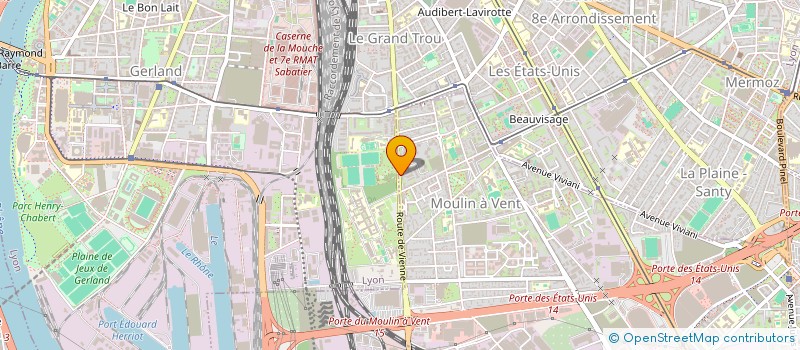 localisation de l'entreprise MONSIEUR JOSEPH ADOUMBOU  VENISSIEUX