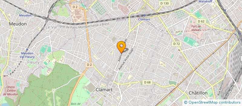 localisation de l'entreprise MONSIEUR JOSEPH AGOSTINI à CLAMART