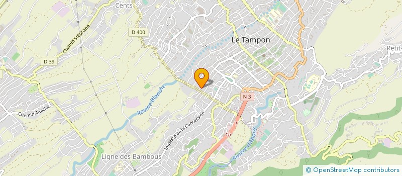 localisation de l'entreprise MONSIEUR JOSEPH AH PINE à LE TAMPON