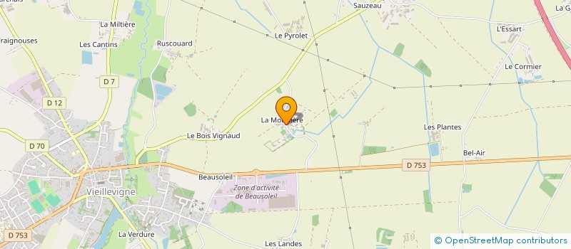 localisation de l'entreprise MONSIEUR JOSEPH AIRIAU à VIEILLEVIGNE