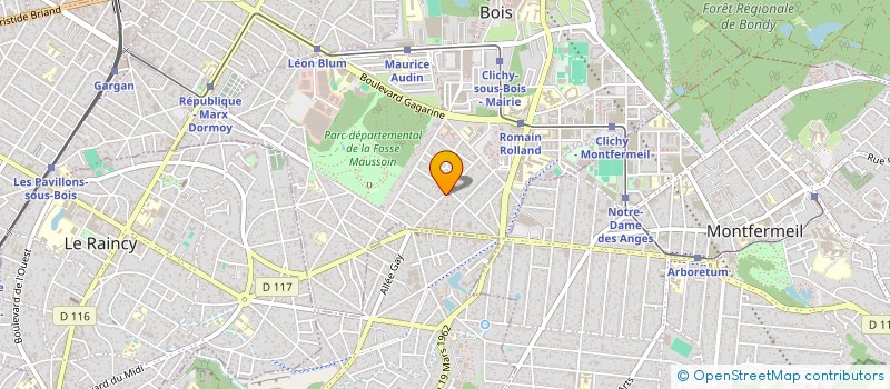 localisation de l'entreprise MONSIEUR JOSEPH AKAY à CLICHY-SOUS-BOIS