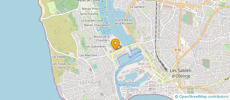 localisation de l'entreprise MONSIEUR JOSEPH ALBASINI à LES SABLES D'OLONNE