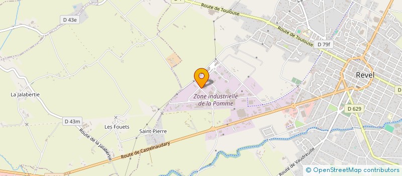 localisation de l'entreprise MONSIEUR JOSEPH ALBERT  REVEL